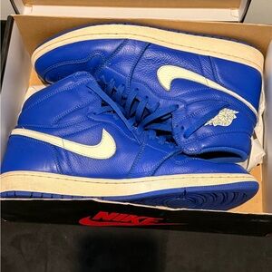 Nike Men's Blue Jordan 1’s Size 12